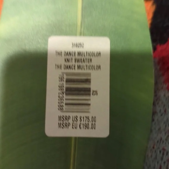 NWT! Farm Rio The Dancer Multicolor Sweater - Picture 3 of 4